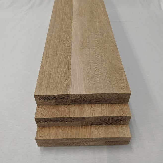 Thick Floating Stair Treads with One Week Lead Time