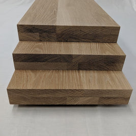 Thick Floating Stair Treads with One Week Lead Time