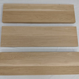 Thick Floating Stair Treads with One Week Lead Time